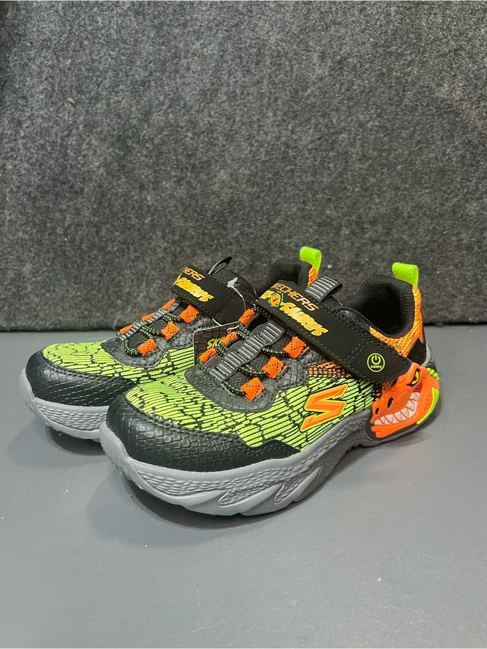Skechers Skech-O-Saurus - Dino-Lights Boys Sneakers Size 1